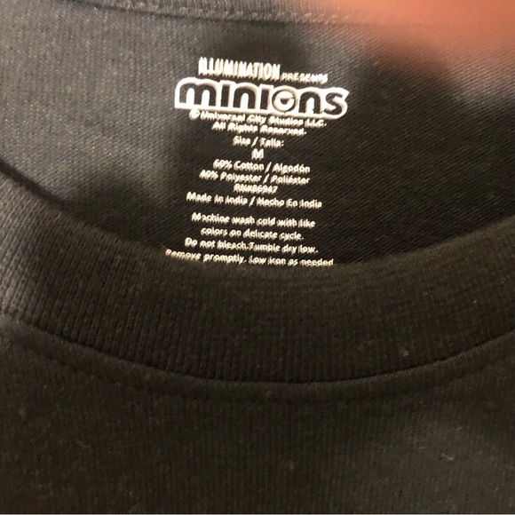 Minions “Good Vibes Only” Teen Tee M NWT - Picture 4 of 8